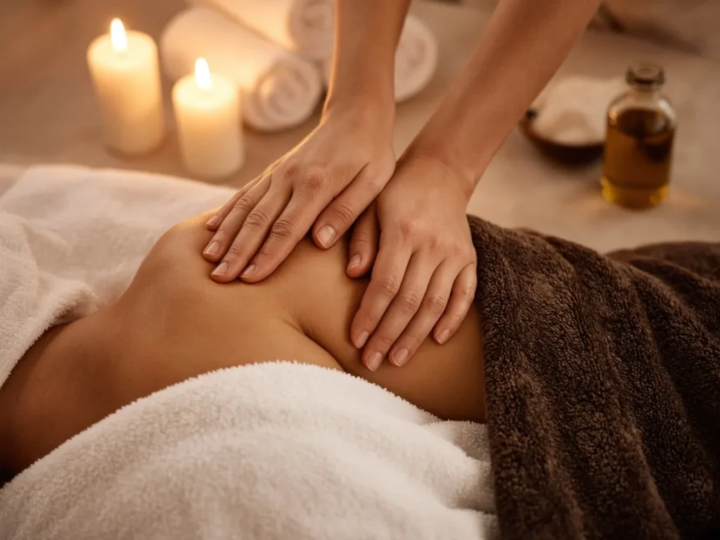 Masaż pleców i ramion w Mansuri Clinic & SPA